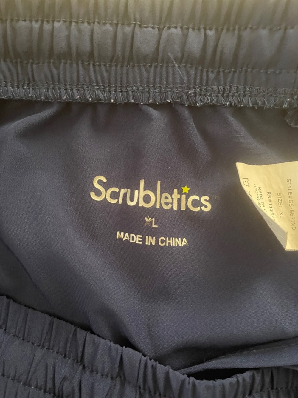 Women's Navy Scrub Pants joggers